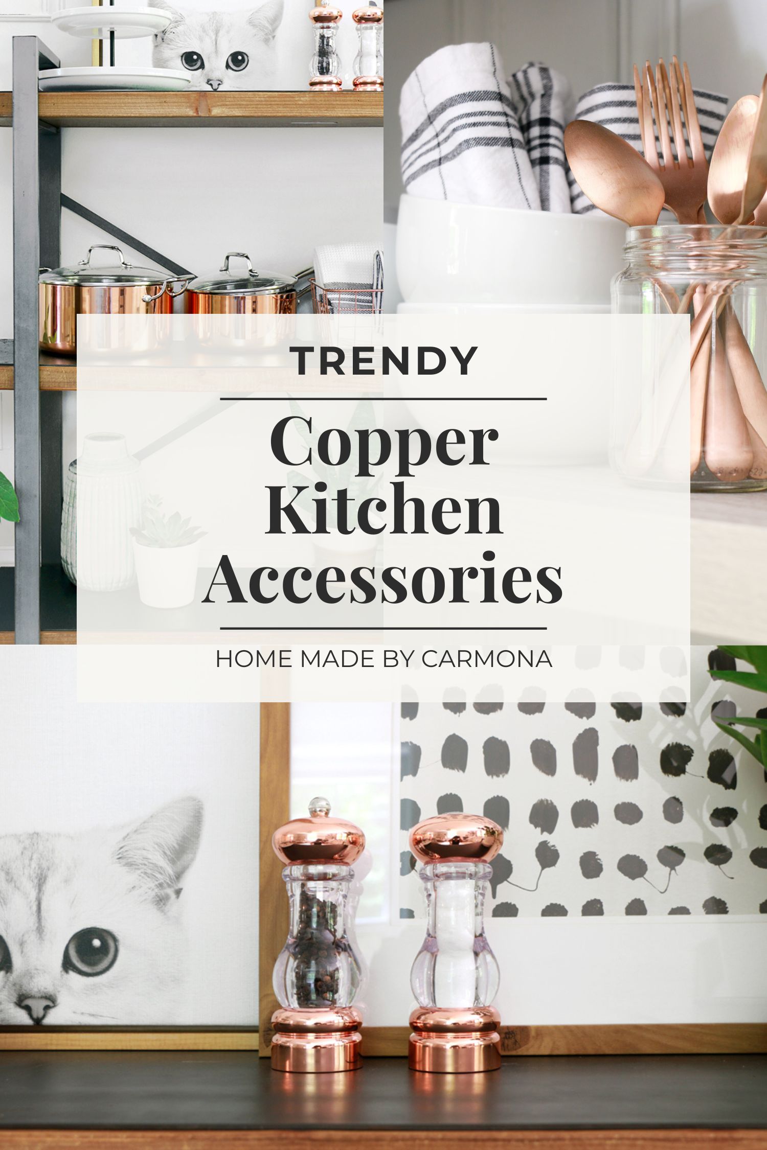 Trendy Copper Kitchen Accessories