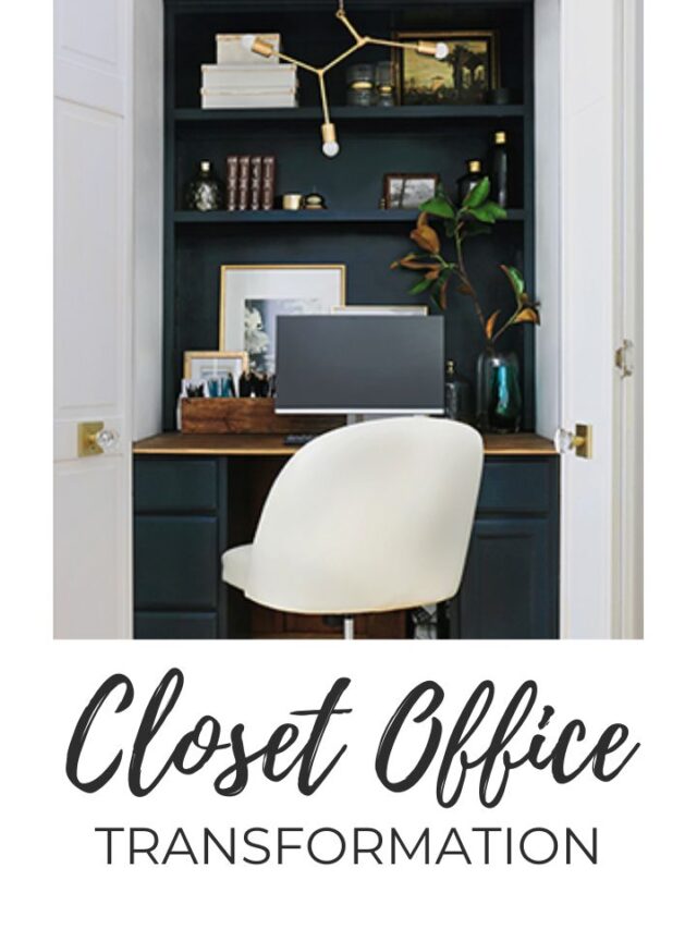 Transform Your Bedroom Closet into a Productive Office Space