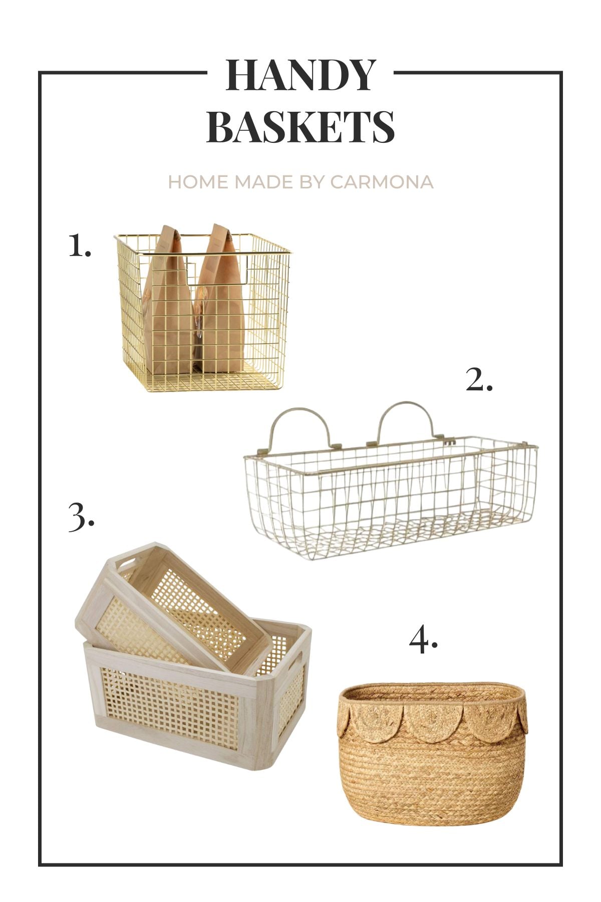 Kitchen baskets
