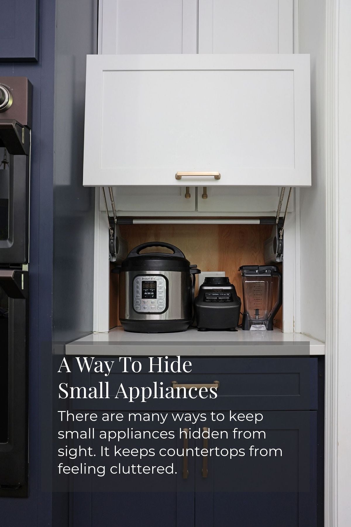 A Way to Hide Small Appliances