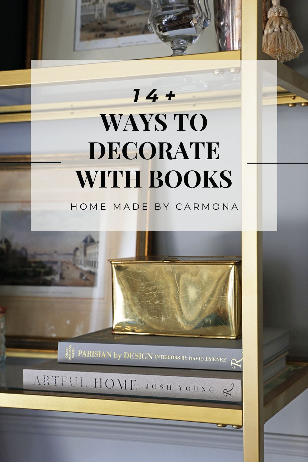14+ Ways to Decorate With Books